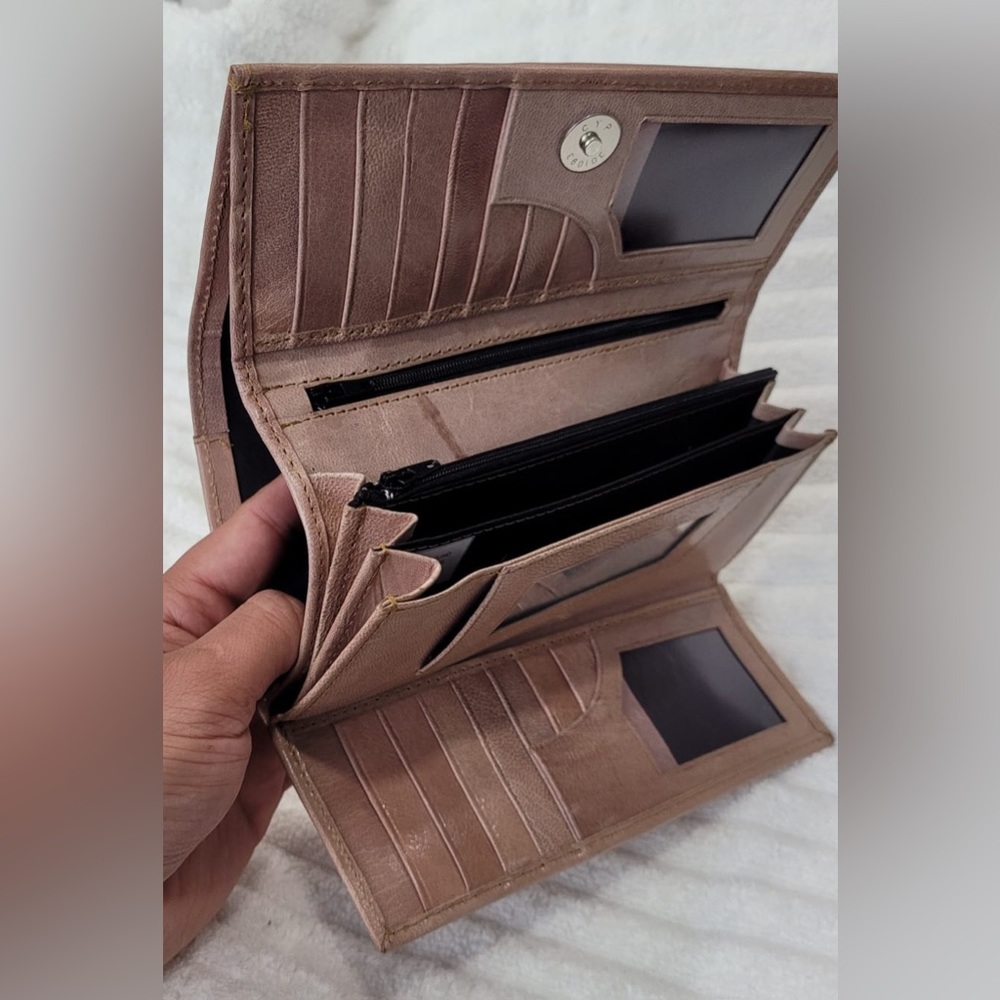 Beautiful Mexican wallet Genuine Leather